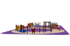 Survivor Parkuru Oyun Sistemleri PTR-100 PTR-103 | Parkur ve Halatlı Tırmanma Oyun Grupları | Erse Kent Mobilyaları